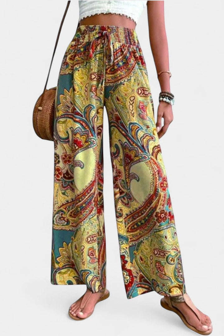 Vitoria Pantalones de Verano de Pierna Ancha