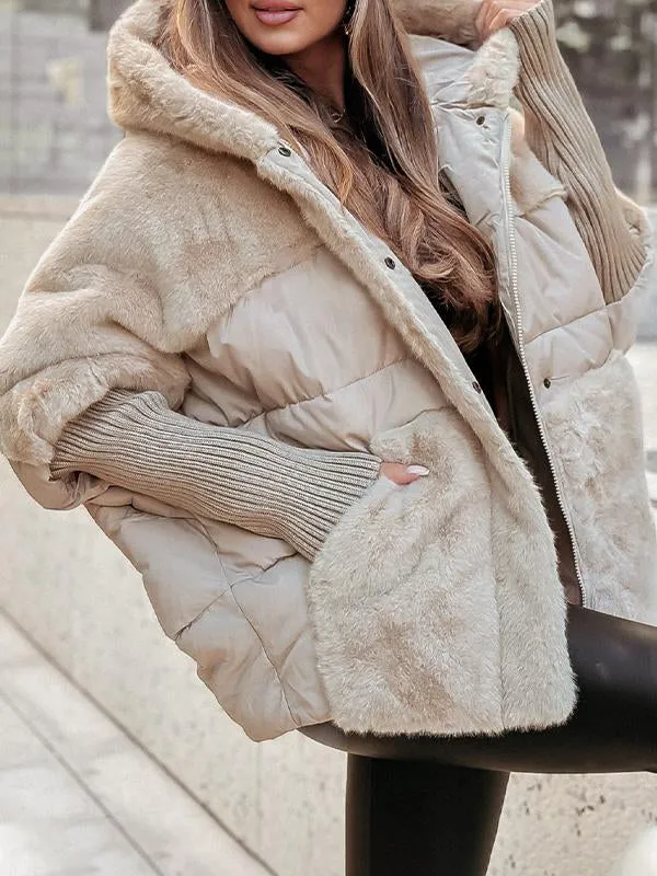CAMILA - LINED PUFFER JACKET WITH WARM HOOD