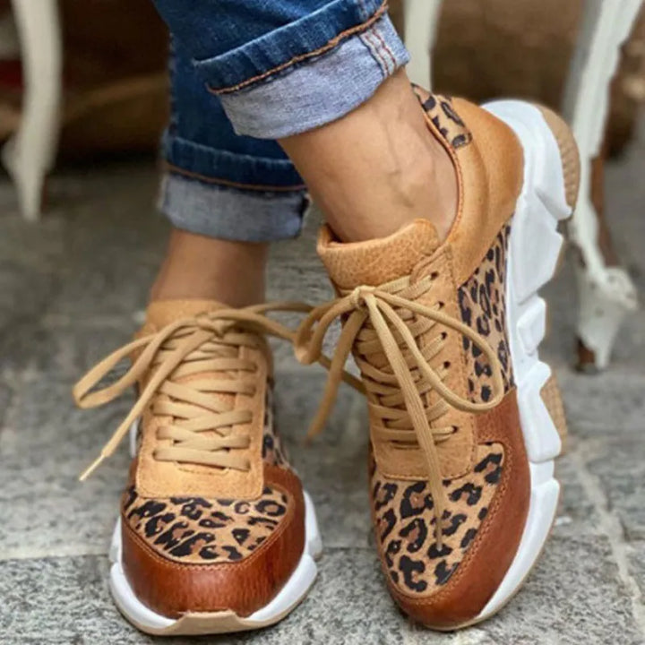 SYL- COMFORTABLE LEOPARD SNEAKERS