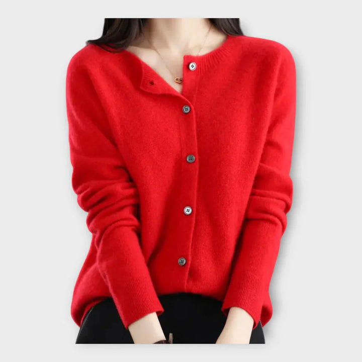 Cárdigan elegante con botones