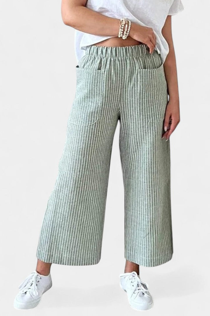 Lumiere Pantalones Livianos de Corte Relajado