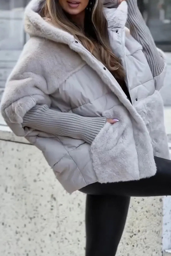 CAMILA - LINED PUFFER JACKET WITH WARM HOOD