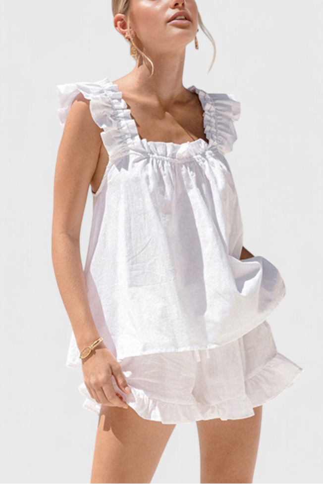 Victoria Conjunto de Lounge con Volantes