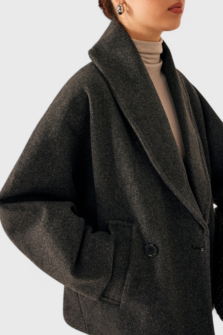 Helena™ | Abrigo Tweed Oversized