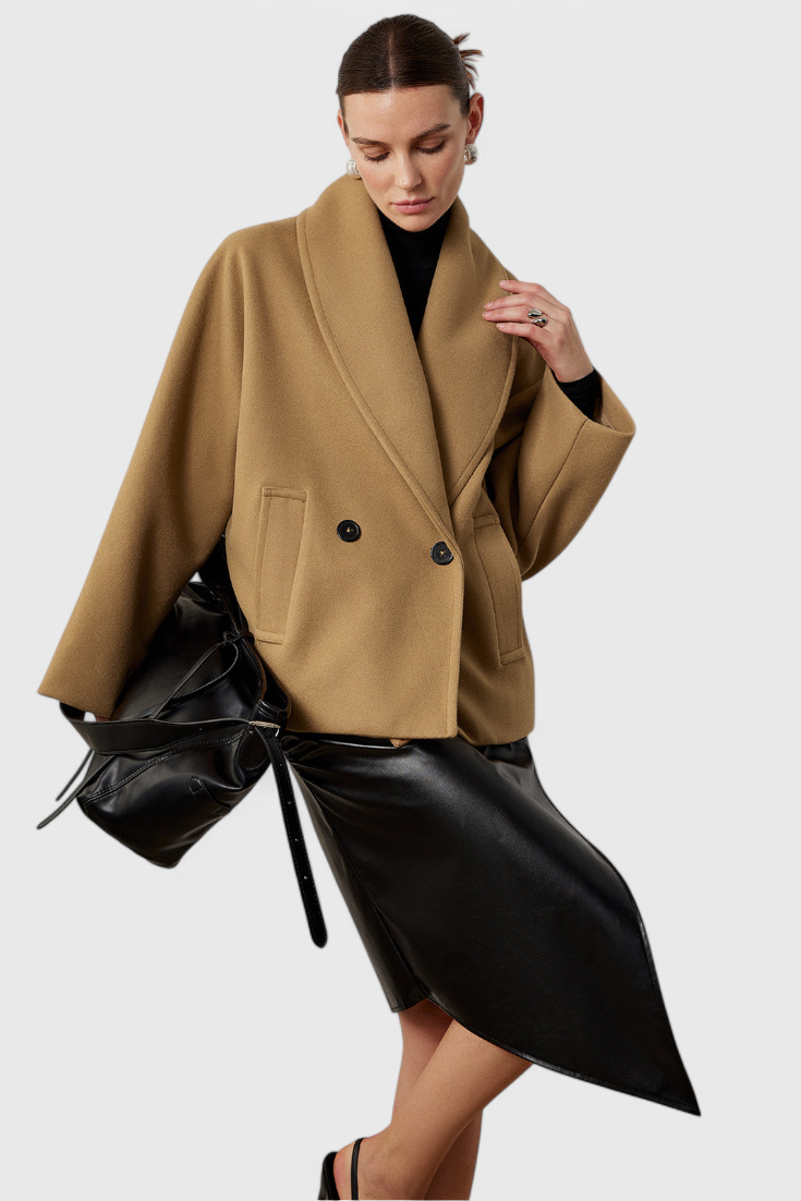 Helena™ | Abrigo Tweed Oversized