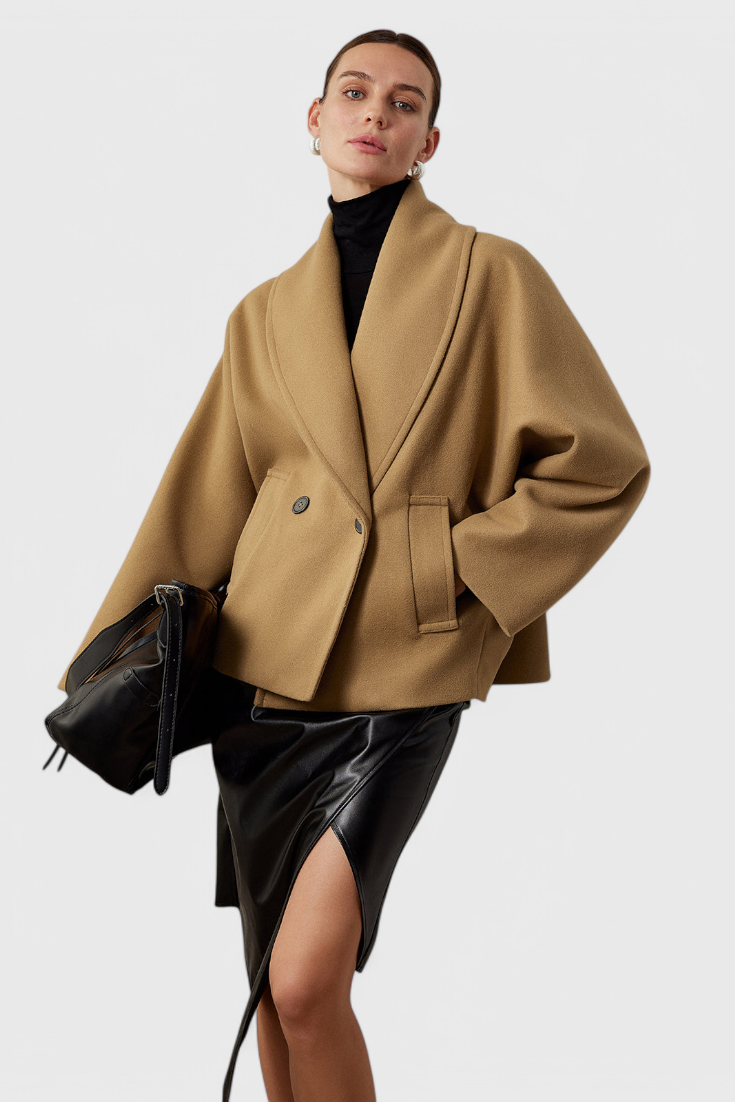 Helena™ | Abrigo Tweed Oversized