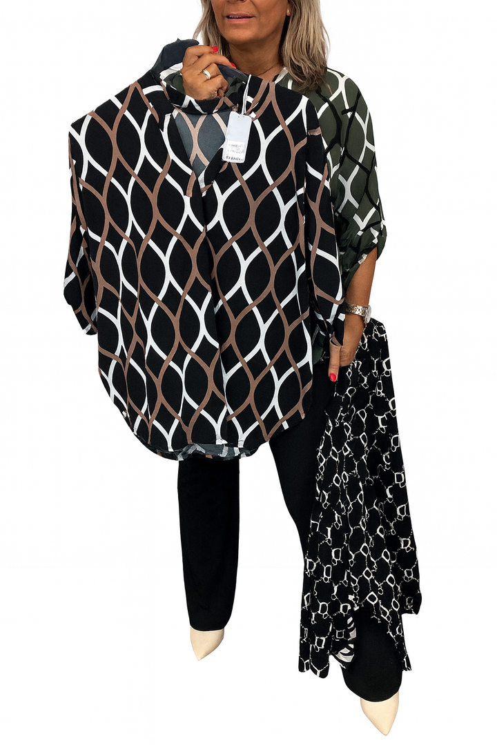 Isabel | Blusa con Estampado Gráfico