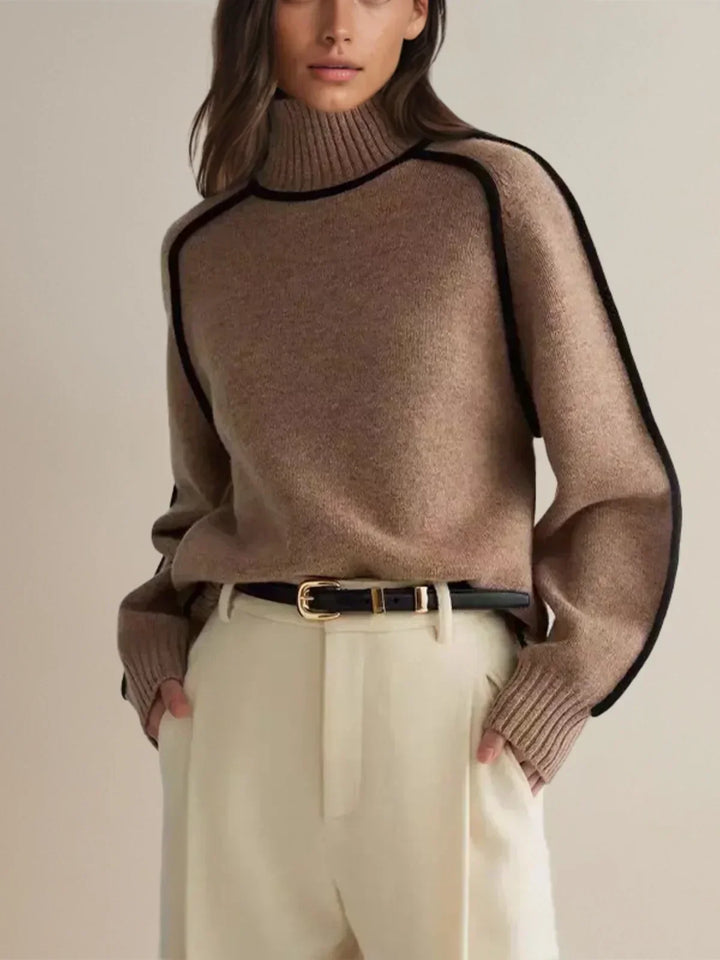 DONNA - KNITTED TURTLE NECK SWEATER