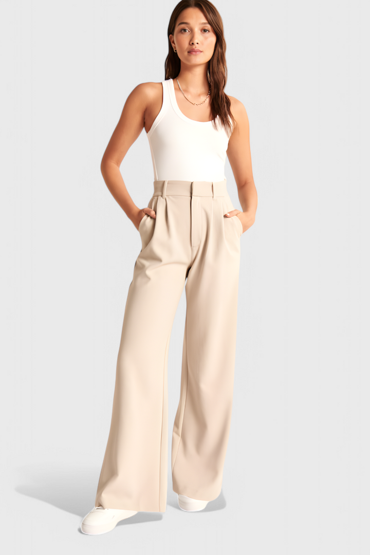 Tinashe Pantalones Tailored de Pierna Ancha