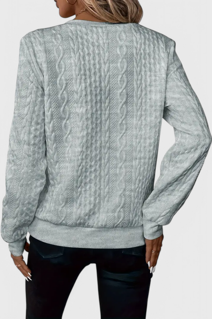 Zoey Jersey de Punto con Cremallera Suave