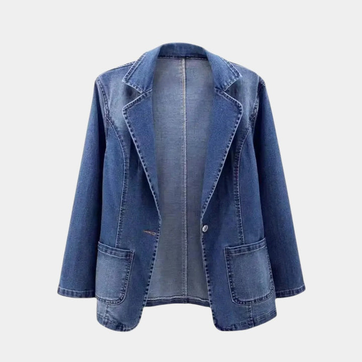 Emma | Chaqueta de Algodón de Mezclilla Ligera