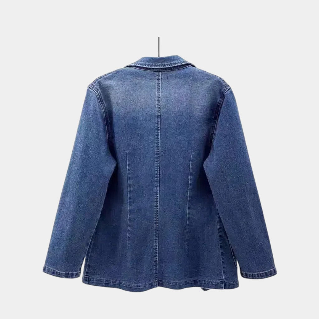 Emma | Chaqueta de Algodón de Mezclilla Ligera