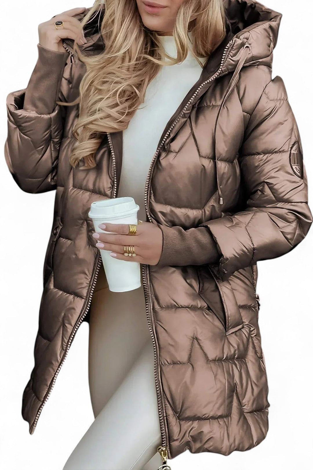 Aitana | Abrigo de invierno elegante con capucha