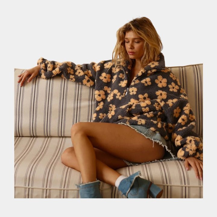 Alba | Jersey floral de estilo natural y femenino