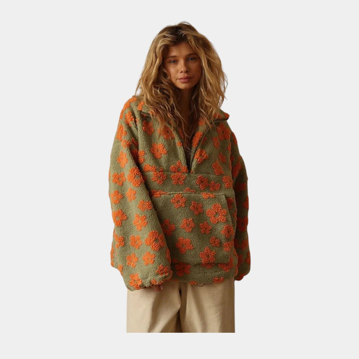 Alba | Jersey floral de estilo natural y femenino