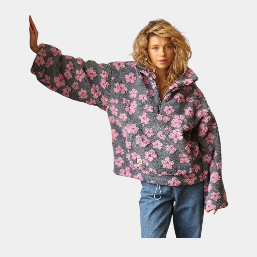 Alba | Jersey floral de estilo natural y femenino