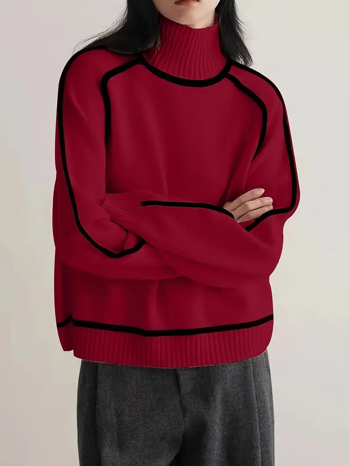 DONNA - KNITTED TURTLE NECK SWEATER